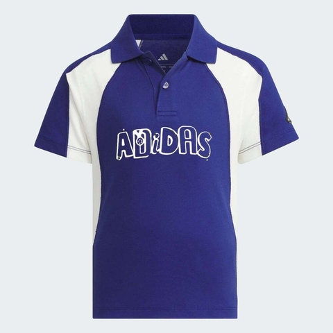 adidas阿迪达斯2025男小童LK POLO针织有领短TJM3443