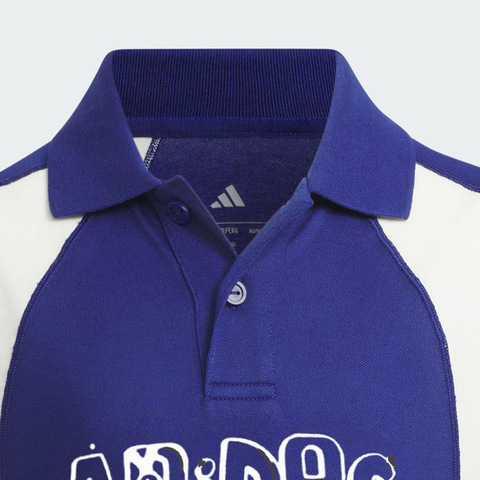 adidas阿迪达斯2025男小童LK POLO针织有领短TJM3443