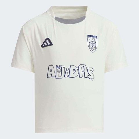 adidas阿迪达斯2025男小童LB SS TEE针织无领短TJM3440