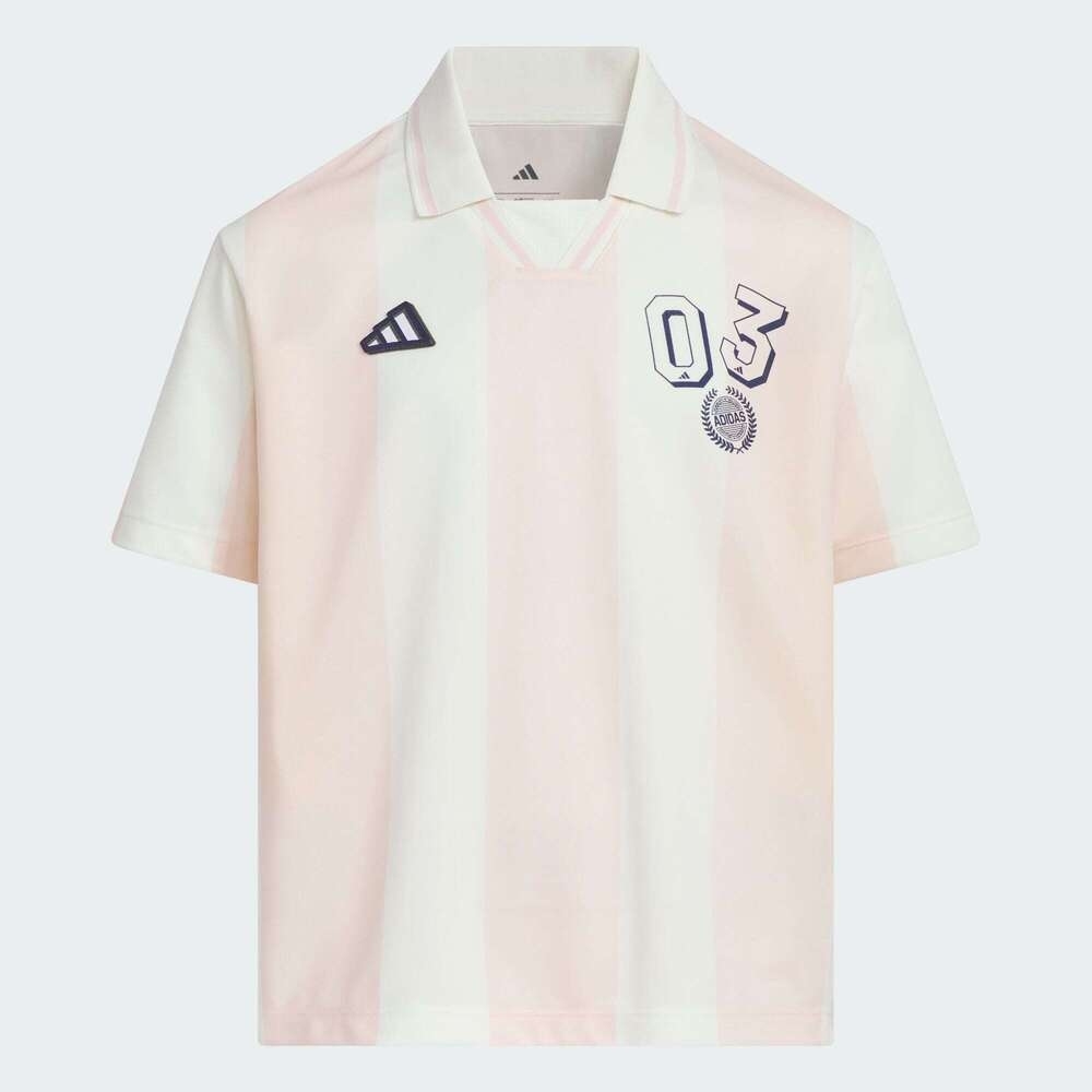 adidas阿迪达斯2025女大童JK POLO针织有领短TJM3433