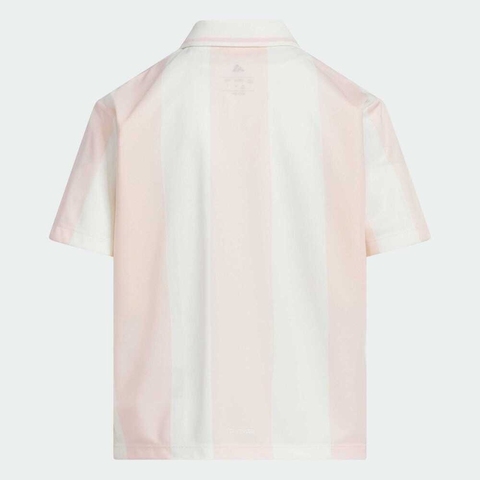 adidas阿迪达斯2025女大童JK POLO针织有领短TJM3433