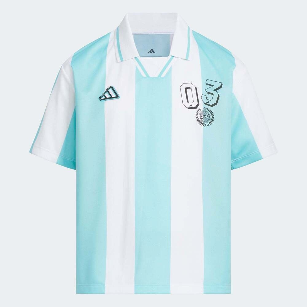 adidas阿迪达斯2025男大童JK POLO针织有领短TJM3432