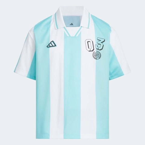 adidas阿迪达斯2025男大童JK POLO针织有领短TJM3432