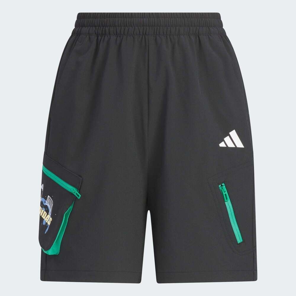 adidas阿迪达斯2025男大童JB WV SHORT梭织短裤JM7989