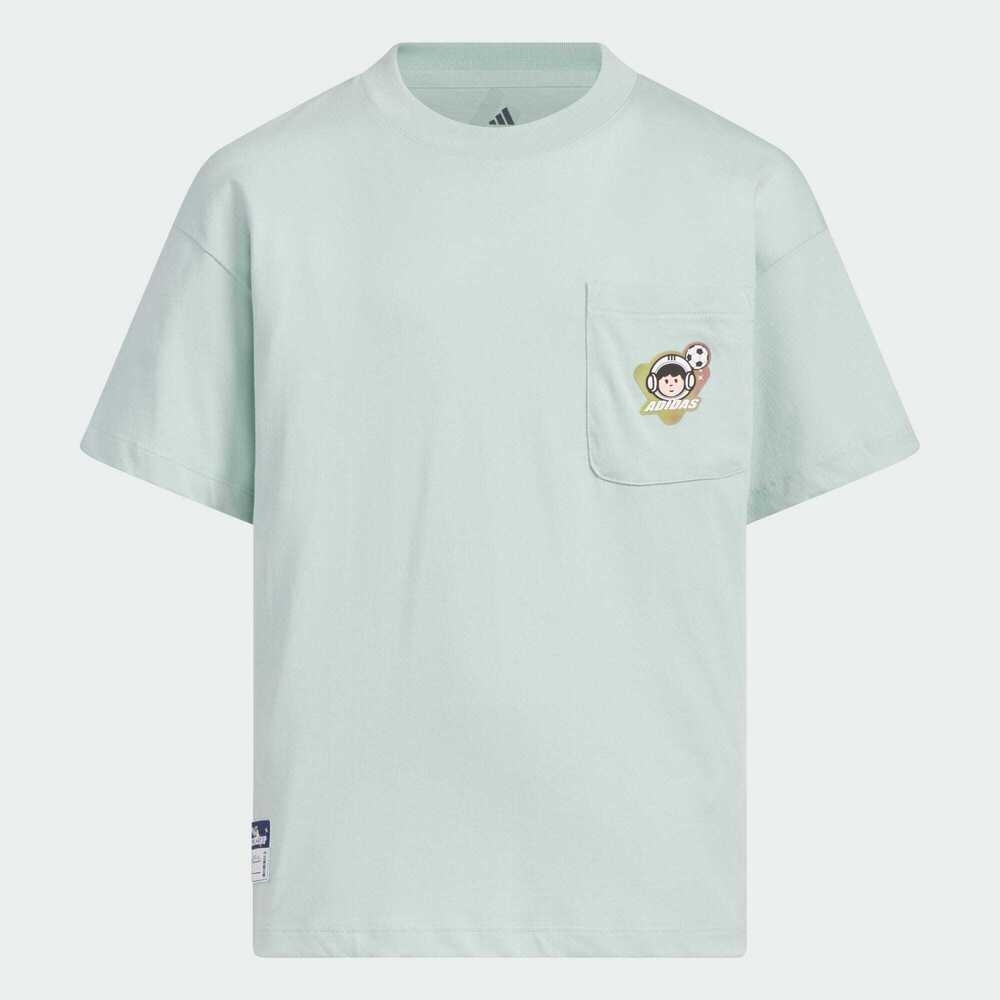 adidas阿迪达斯2025男大童JB SS TEE针织无领短TJM7994