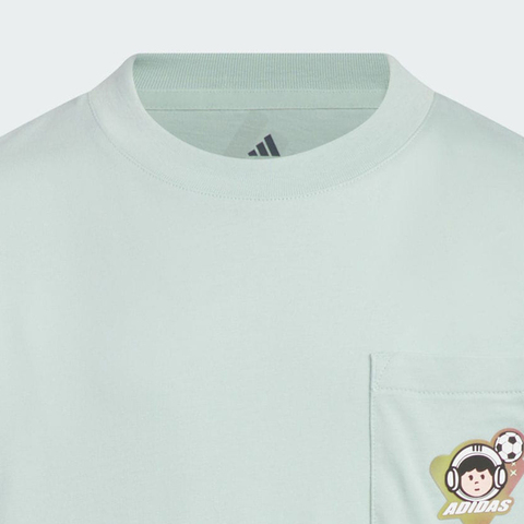 adidas阿迪达斯2025男大童JB SS TEE针织无领短TJM7994