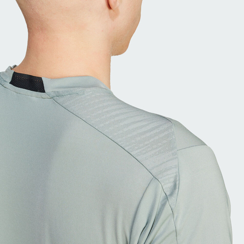 adidas阿迪达斯2025男子D4T INT. TEE针织无领短TJI8187