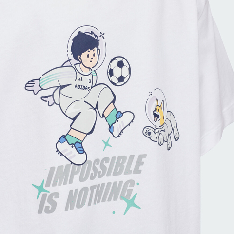 adidas阿迪达斯2025男大童JB SS TEE针织无领短TJM7993