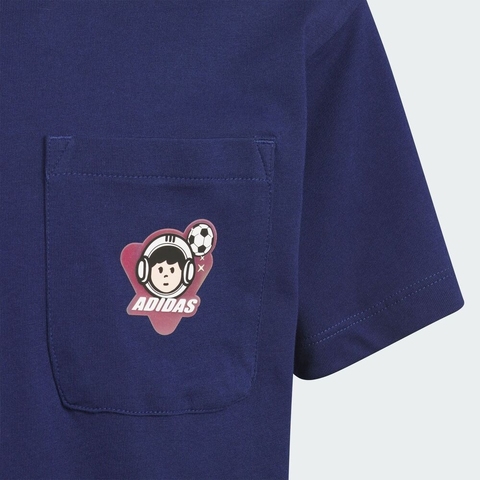 adidas阿迪达斯2025男大童JB SS TEE针织无领短TJN1693