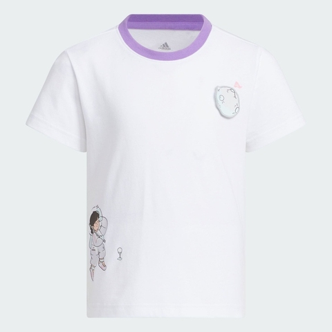 adidas阿迪达斯2025女小童LG TEE SET短袖套服JM7977