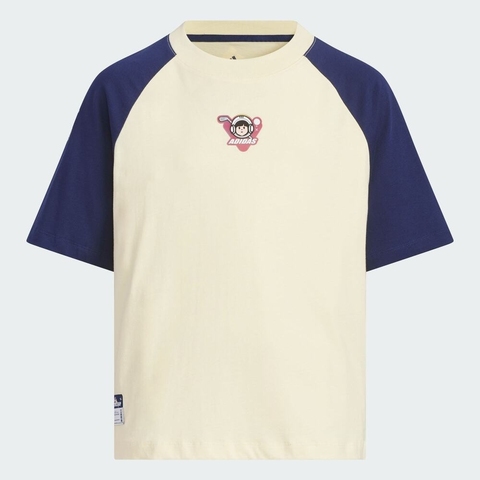 adidas阿迪达斯2025女大童JG SS TEE针织无领短TJM7987