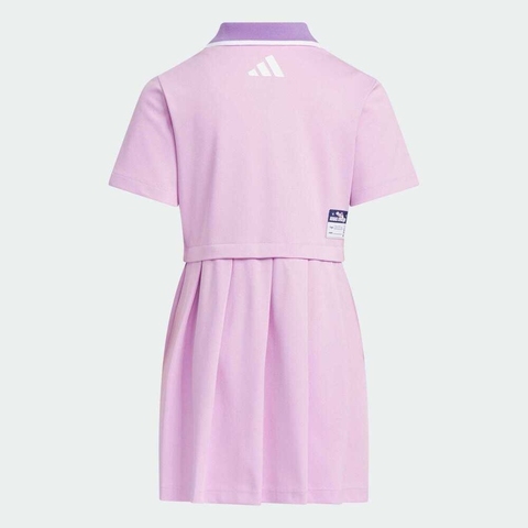 adidas阿迪达斯2025女小童LG DRESS短袖连衣裙JM7980