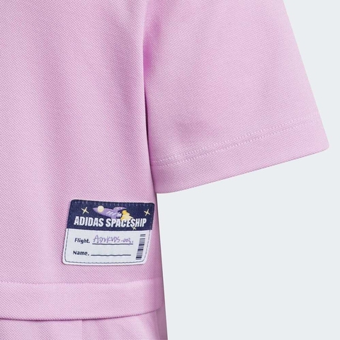 adidas阿迪达斯2025女小童LG DRESS短袖连衣裙JM7980