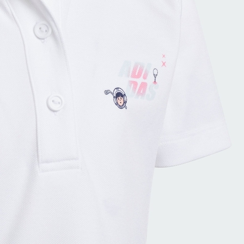 adidas阿迪达斯2025女小童LG DRESS短袖连衣裙JM7979