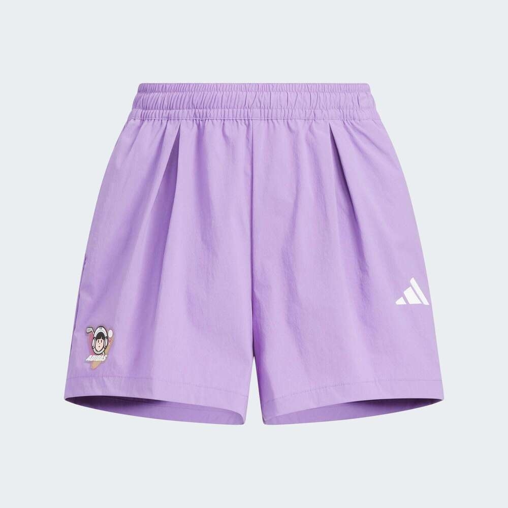 adidas阿迪达斯2025女大童JG WV SKORT梭织短裤JM7982