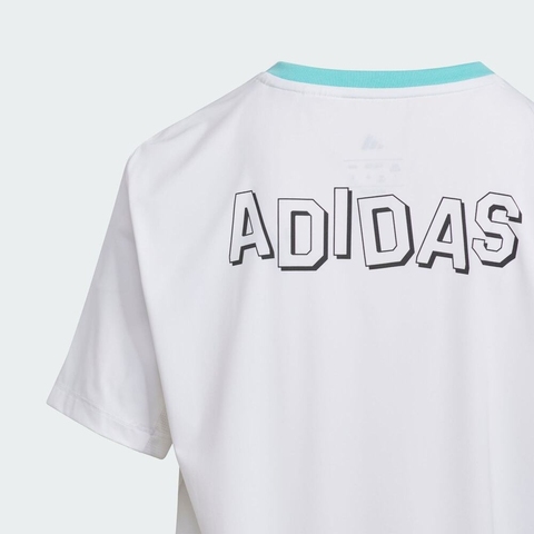 adidas阿迪达斯2025男大童JB SS TEE针织无领短TJM3453