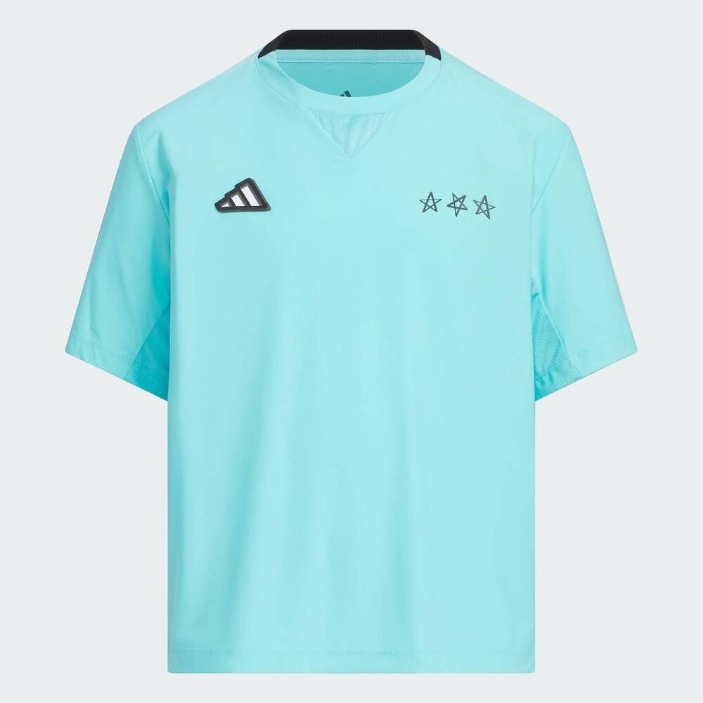 adidas阿迪达斯2025男大童JB SS TEE针织无领短TJM3452