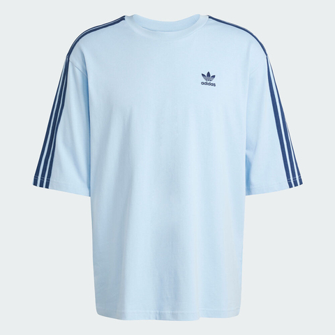 adidas Originals阿迪三叶草2025男子OVERSIZE TEE针织无领短TJP1056