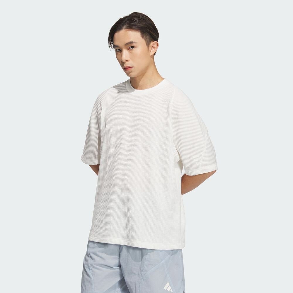 adidas阿迪达斯2025男子FUSTL TEE SS 2针织无领短TKB4611