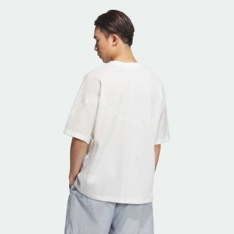 adidas阿迪达斯2025男子FUSTL TEE SS 2针织无领短TKB4611