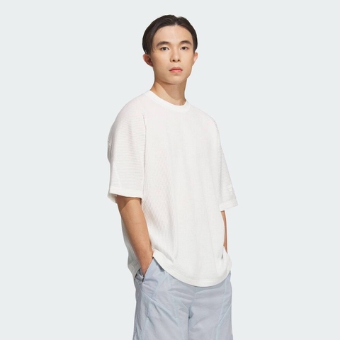 adidas阿迪达斯2025男子FUSTL TEE SS 2针织无领短TKB4611