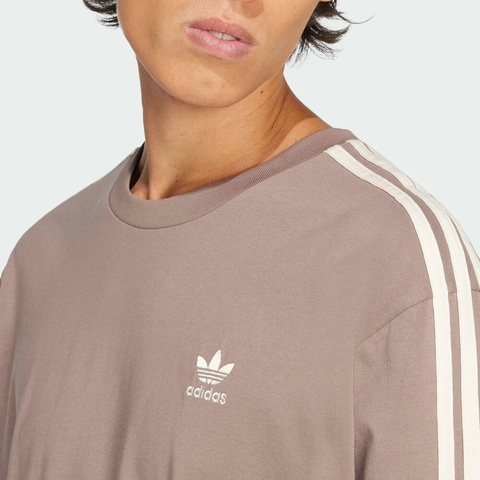 adidas Originals阿迪三叶草2025男子OVERSIZE TEE针织无领短TJP1058