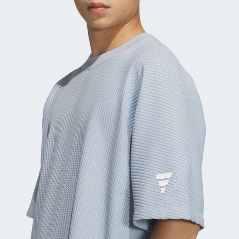 adidas阿迪达斯2025男子FUSTL TEE SS 2针织无领短TKB4612