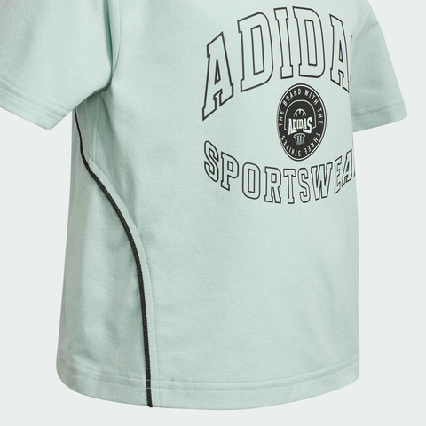 adidas阿迪达斯2025男小童LK SS TEE SET短袖套服KC1538