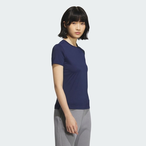 adidas阿迪达斯2025女子W CF TEE针织无领短TKC1486