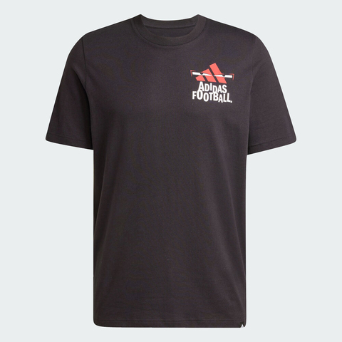 adidas阿迪达斯2025男子FUN SLOGAN G T针织无领短TJD8216