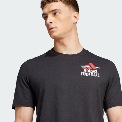 adidas阿迪达斯2025男子FUN SLOGAN G T针织无领短TJD8216