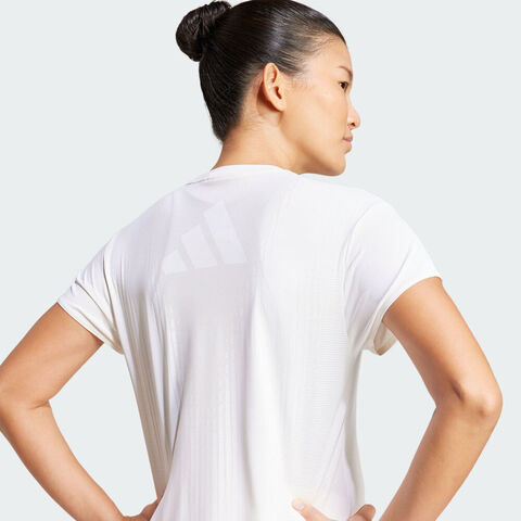 adidas阿迪达斯2025女子AIRCHILL T 2.0针织无领短TJH1469