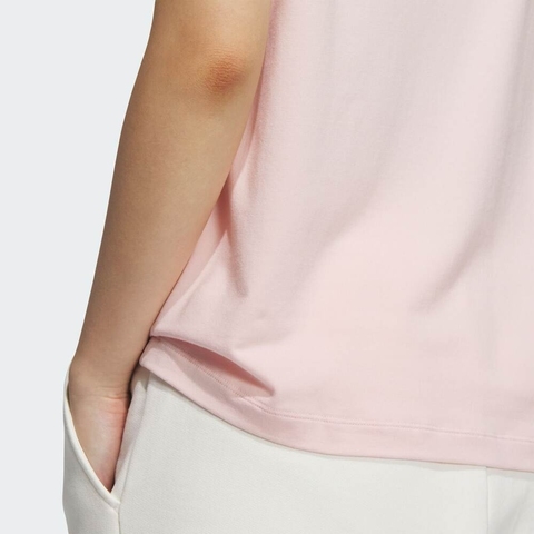 adidas阿迪达斯2025女子LOGO SS TEE针织无领短TJZ1577