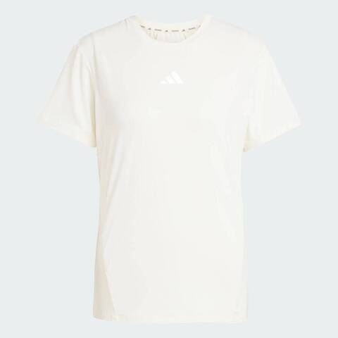 adidas阿迪达斯2025女子D4T INT T-SHIRT针织无领短TJZ6282