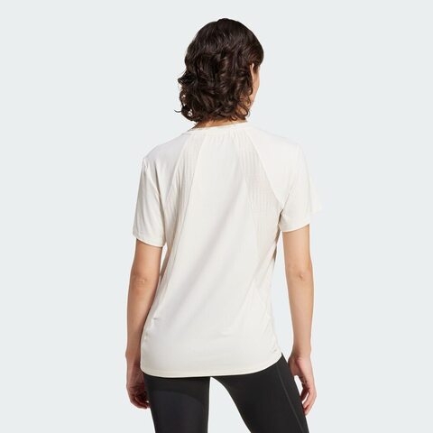 adidas阿迪达斯2025女子D4T INT T-SHIRT针织无领短TJZ6282