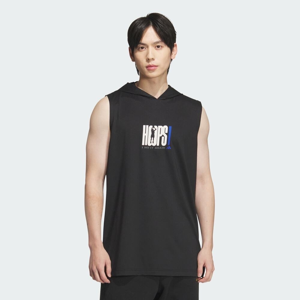 adidas阿迪达斯2025中性BB HOODIE TANK针织无领短TJZ7471