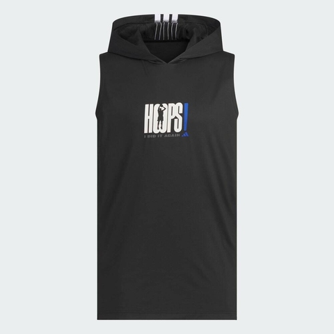 adidas阿迪达斯2025中性BB HOODIE TANK针织无领短TJZ7471