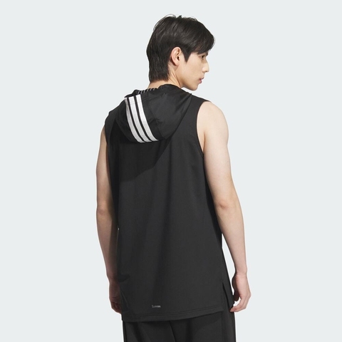 adidas阿迪达斯2025中性BB HOODIE TANK针织无领短TJZ7471