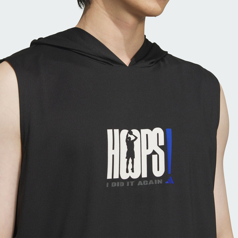 adidas阿迪达斯2025中性BB HOODIE TANK针织无领短TJZ7471