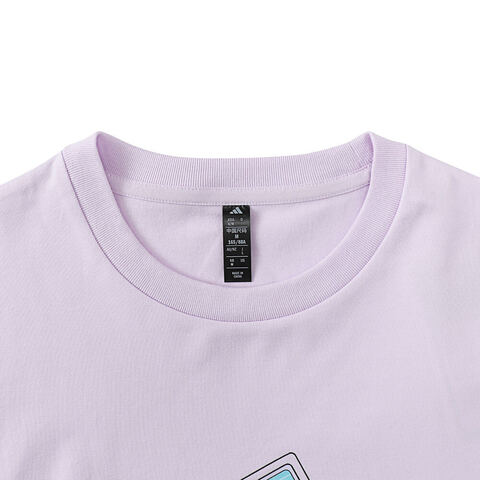 adidas阿迪达斯2025女子W LOGO TEE针织无领短TKC0972