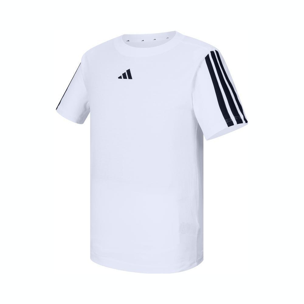 adidas阿迪达斯2025男大童J 3S TEE 160针织无领短TJD6488
