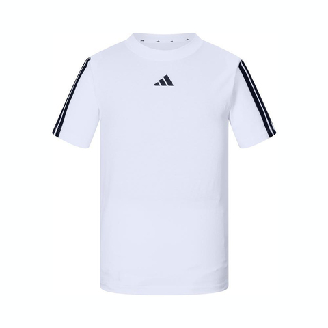adidas阿迪达斯2025男大童J 3S TEE 160针织无领短TJD6488