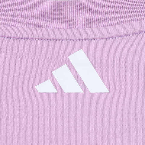 adidas阿迪达斯2025女大童JG SS TEE针织无领短TJN1698