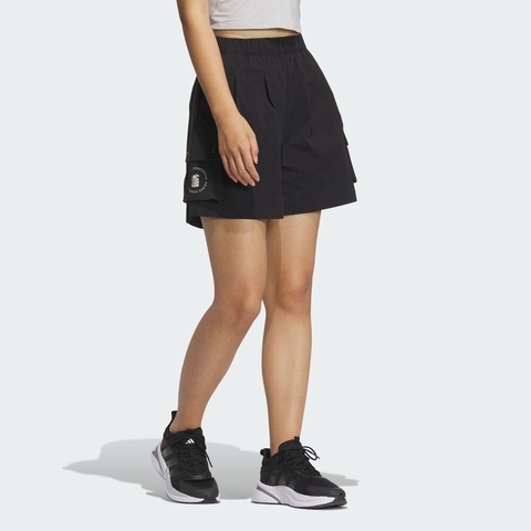 adidas阿迪达斯2025女子GFX WV SHORTS梭织短裤JL9275