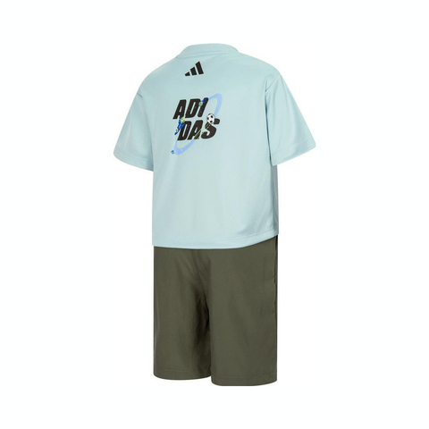 adidas阿迪达斯2025男小童LB TEE SET短袖套服JM7984