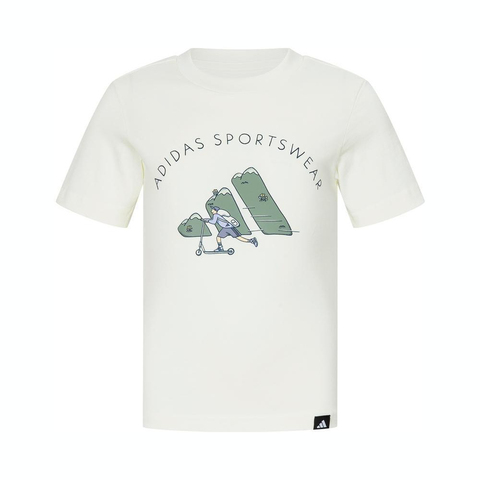 adidas阿迪达斯2025男小童DOODLE 1针织无领短TJZ4073