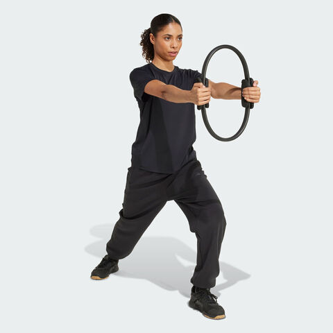 adidas阿迪达斯2025女子D4T INT T-SHIRT针织无领短TJZ6281