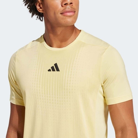 adidas阿迪达斯2025男子AIRCHILL TEE针织无领短TJI8195