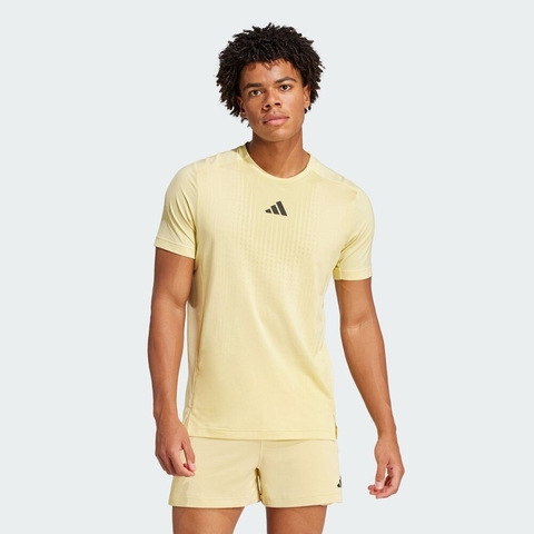 adidas阿迪达斯2025男子AIRCHILL TEE针织无领短TJI8195