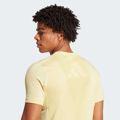 adidas阿迪达斯2025男子AIRCHILL TEE针织无领短TJI8195